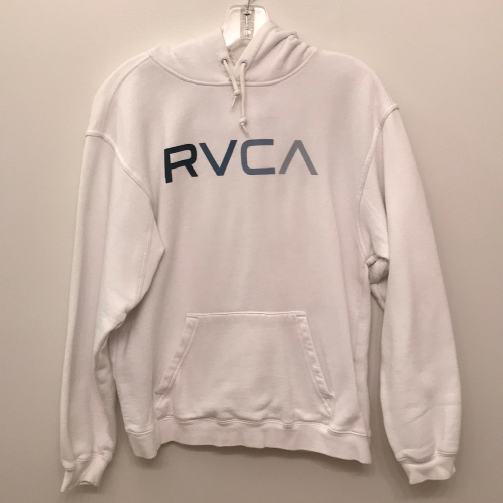 White RVCA Hoodie - Large
